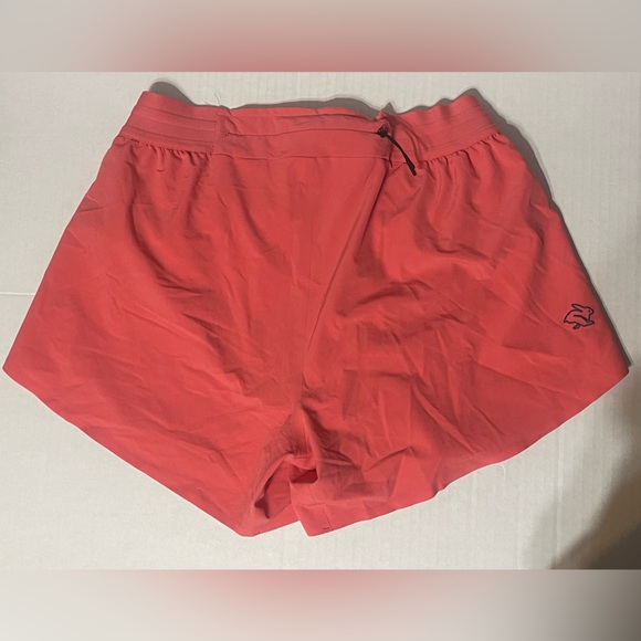 Rabbit Fuel ‘n Fly 4 inch Shorts - Women’s S - Coral Paradise - EUC - Picture 4 of 4